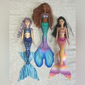 Disney The Little Mermaid Ariel and Sisters 3 Doll Set